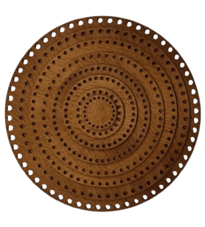 Wooden round shape