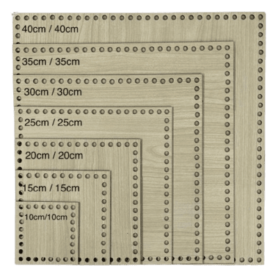 Wooden square shape