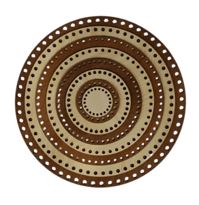 Wooden round shape