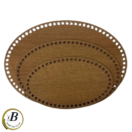 خشــب شكل بيضاوي Wooden oval shape