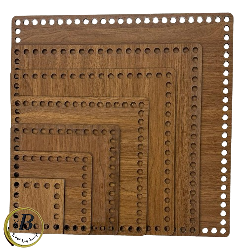 خشبيات شكل مربع Wooden square shape