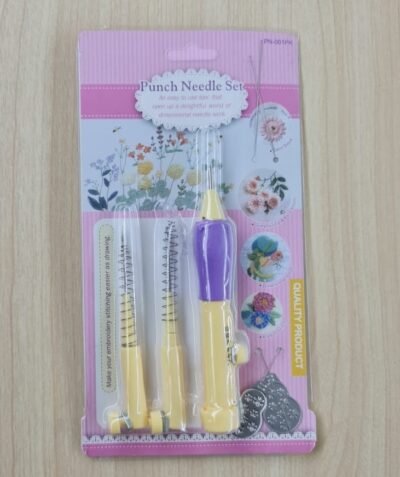 Embossing needles with two spare parts