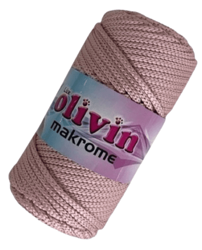 Macramé polyester 6 mm