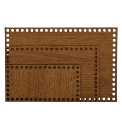 Wooden rectangular shape