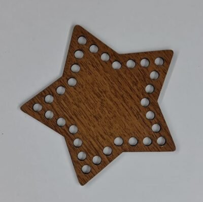 Wooden star shape