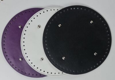 Leather bag bases 22 cm