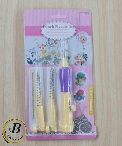 Embossing needles with two spare parts