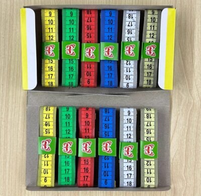 Colorful sewing meters