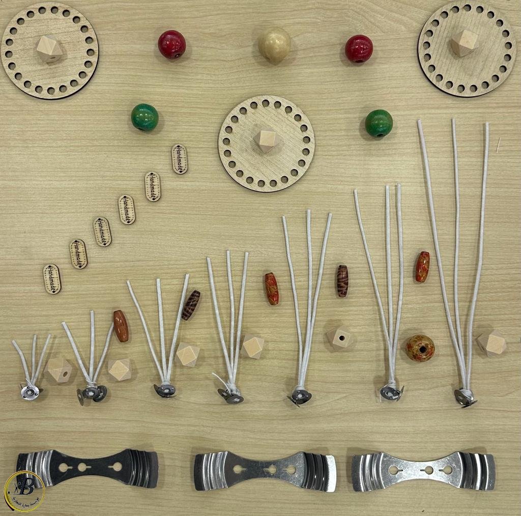 فتيلة شمع مع معدن Wax wick with metal