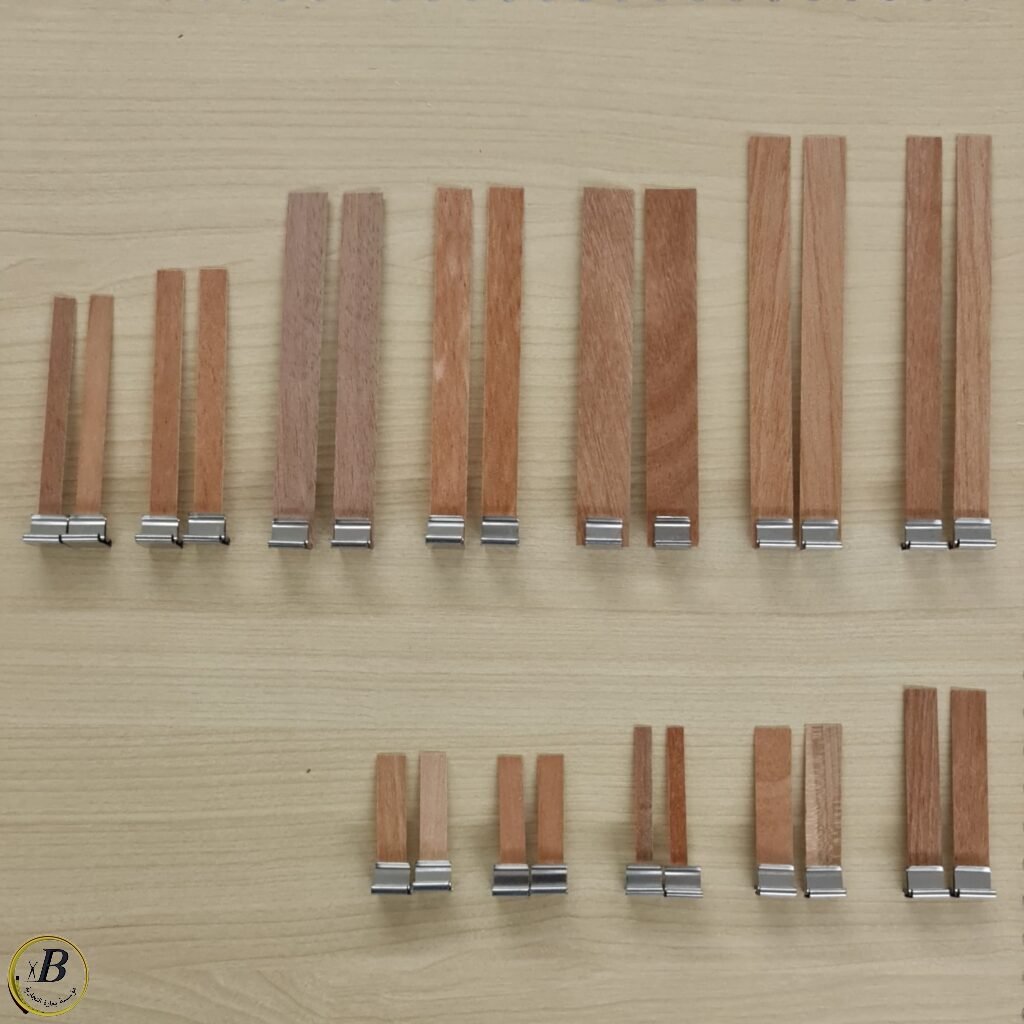 Wooden wick holder Wooden wick holder