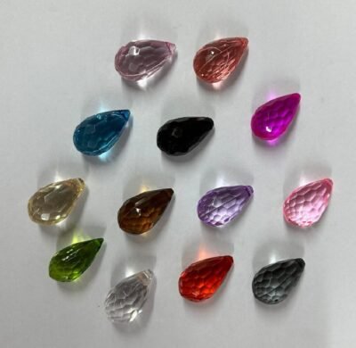 Acrylic teardrop beads / bag