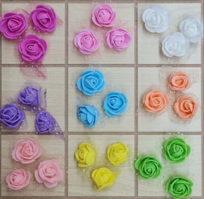 Artificial foam rose flowers/2peice