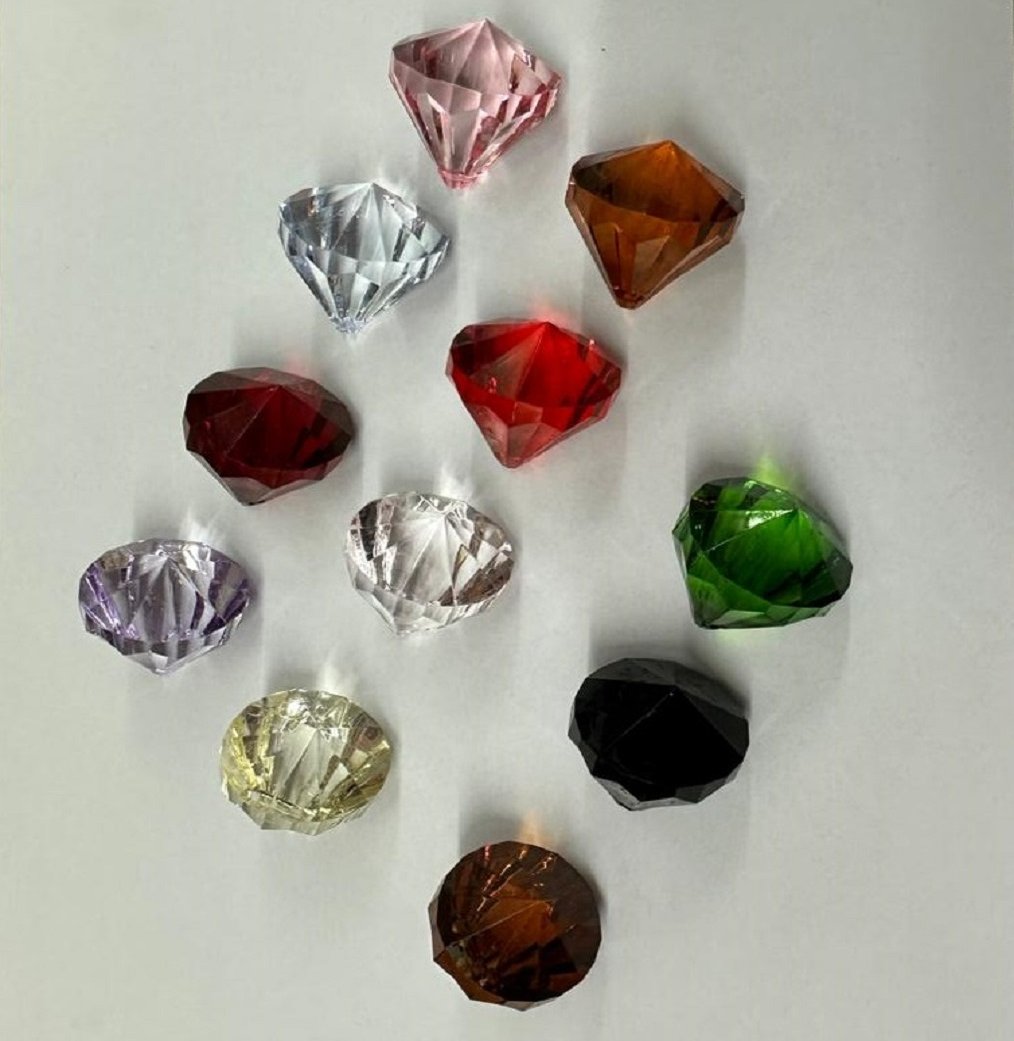 Acrylic gem beads/bag
