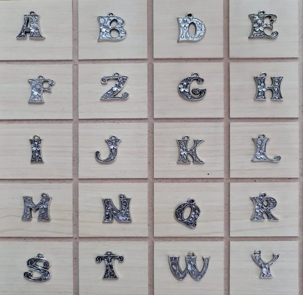 Silver medal letters