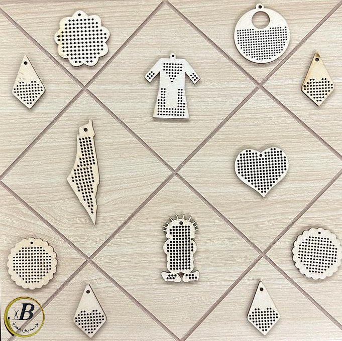 Wood embroidery medallion Wood embroidery medallion