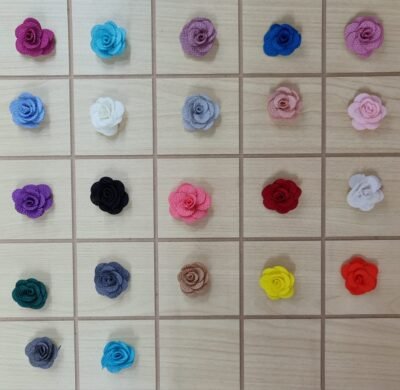 fabric Rose Flower Handmade