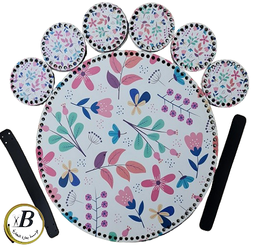 طقم خشب معرق Veined wood set