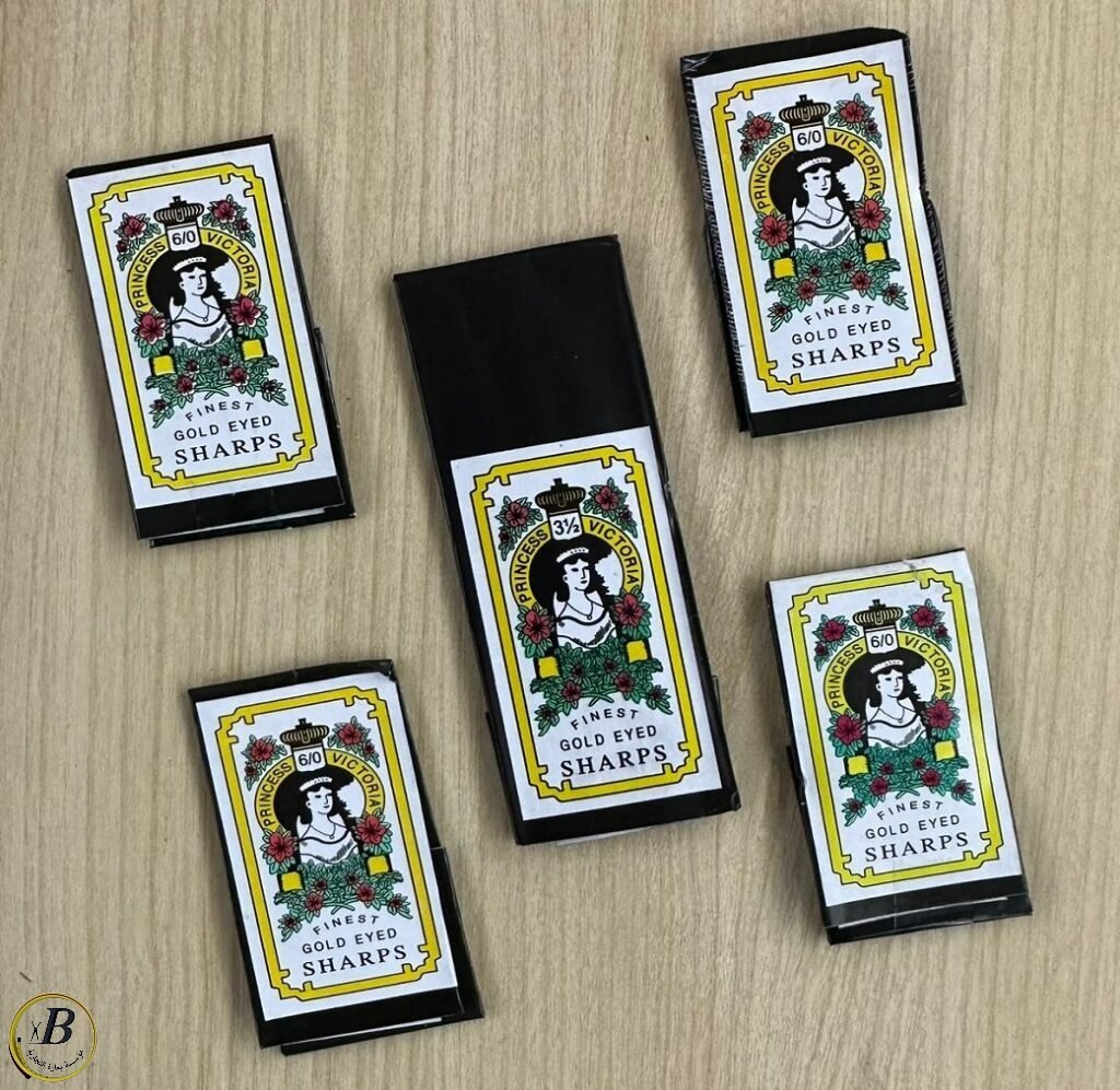 Sharp embroidery needles/sheet Sharp embroidery needles/sheet