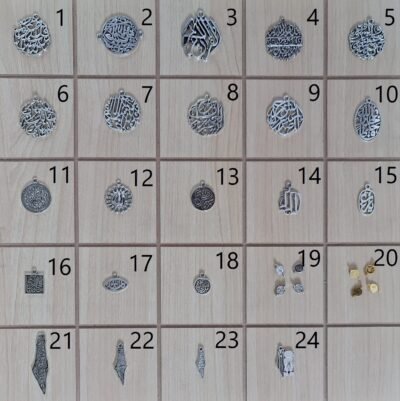 Silver metal necklaces